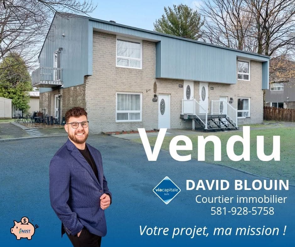 Propriété vendue par David Blouin, courtier du vendeur