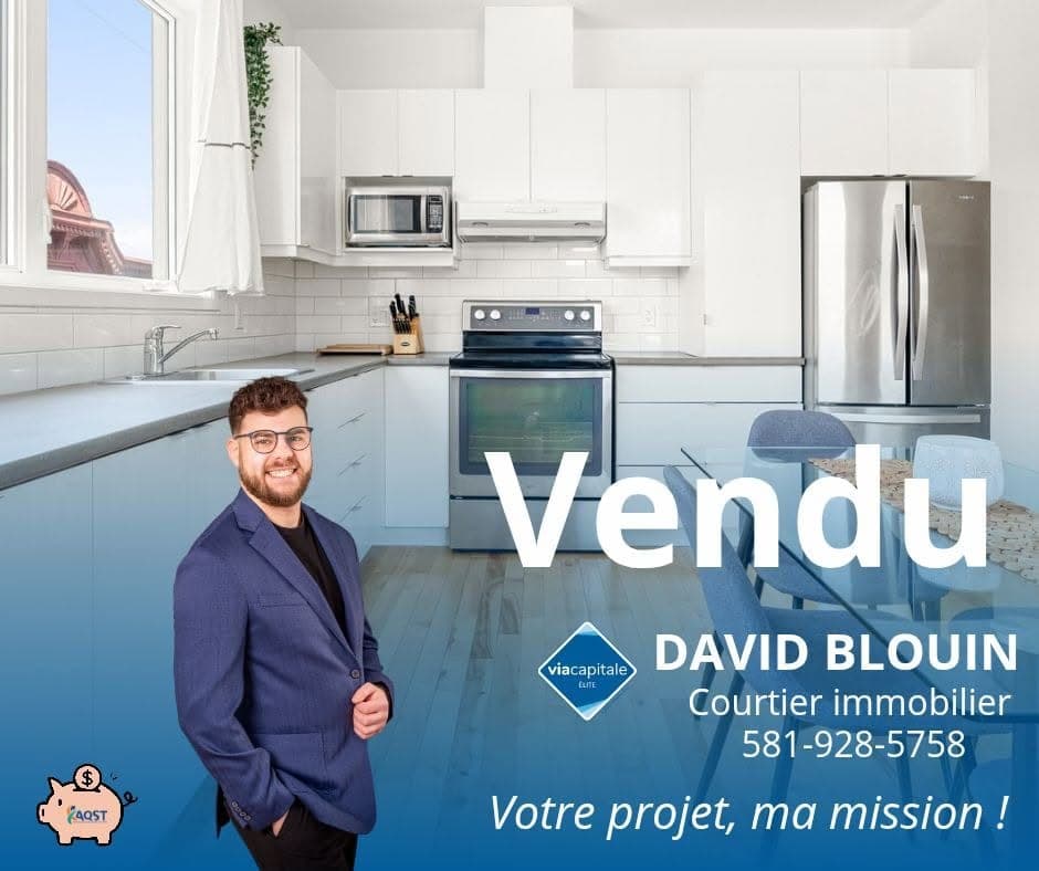 Propriété vendue par David Blouin, courtier du vendeur